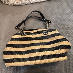 Kate Spade striped shoulder bag